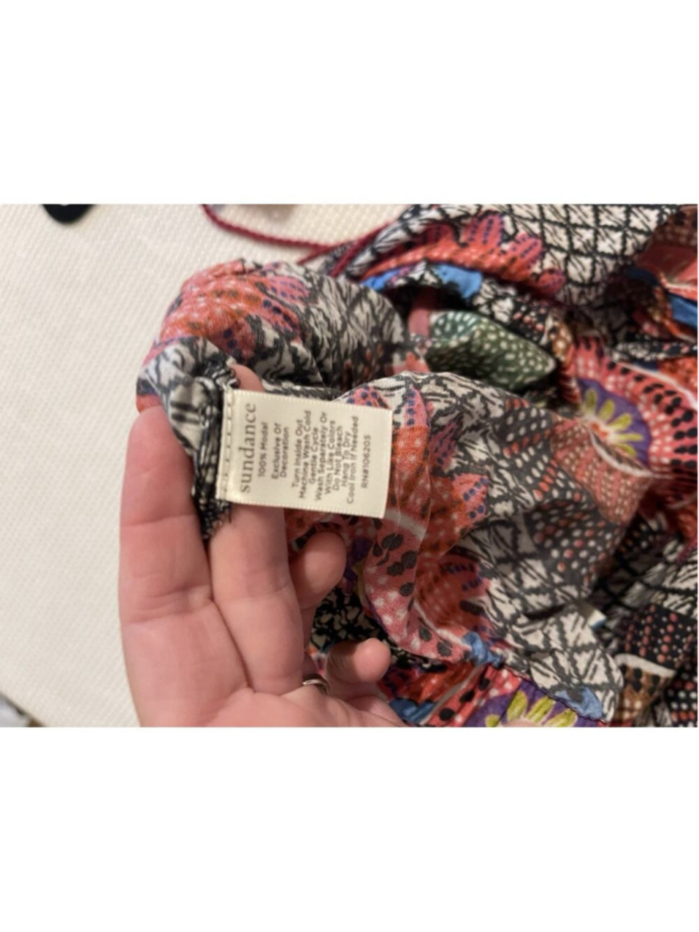Sundance Festival Modal Vibrant Floral Prism Palazzo Drapey Wide Leg Pants XS - Picture 4 of 4